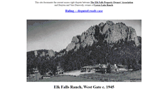 Desktop Screenshot of elkfallsranch.com